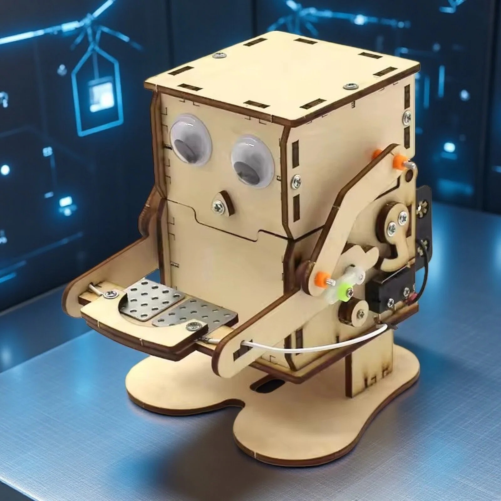 Science Robotics - نموذج روبوت يأكل العملات المعدنية، مجموعة