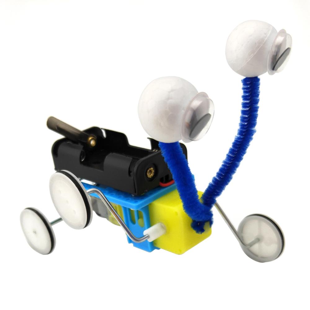 Science Robotics - أطفال DIY الزواحف روبوت الكهربائية خشبية