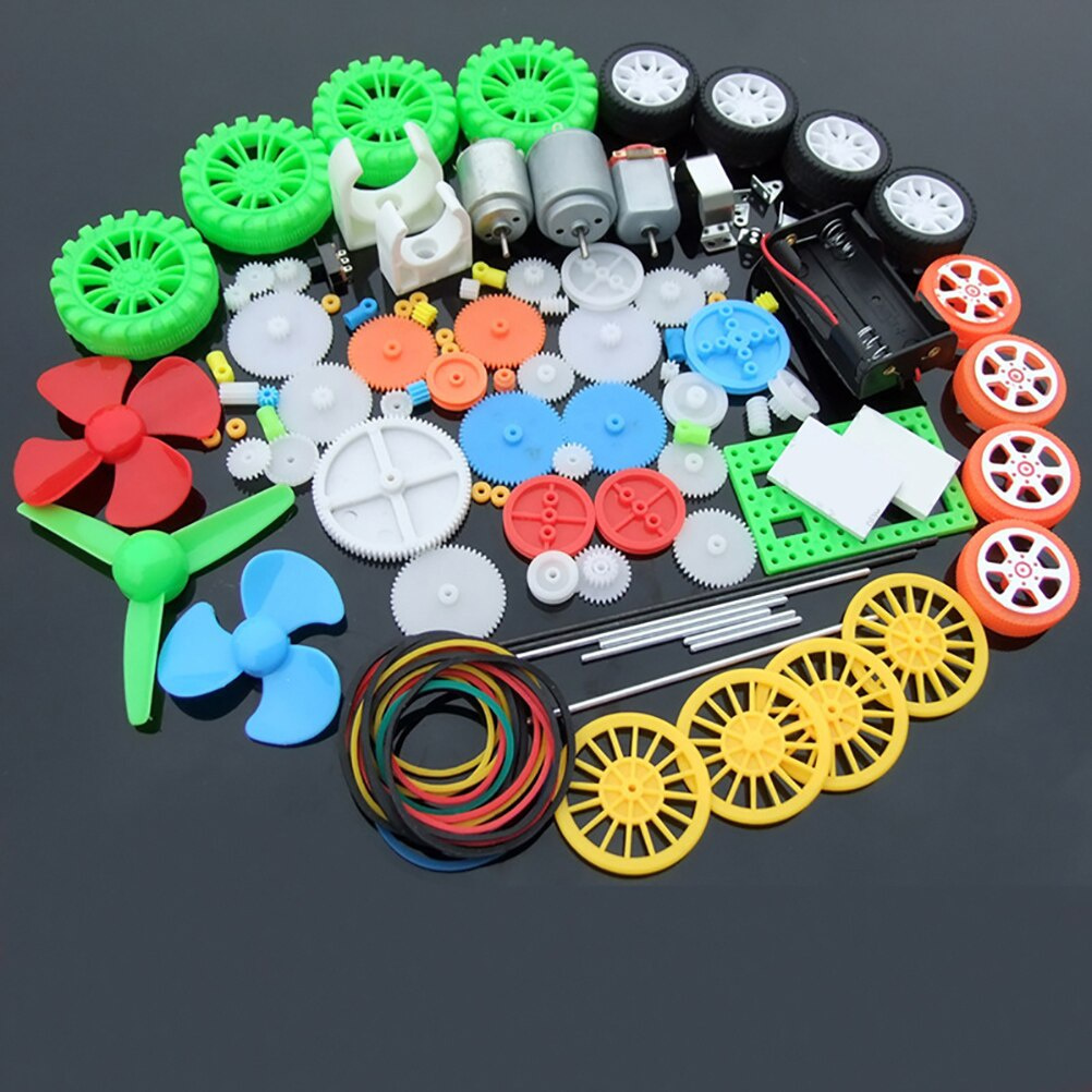 Science Toys Diy - 112 قطعة مجموعة محرك التيار المستمر