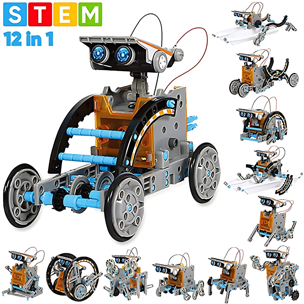 مجموعة مكعبات بناء روبوت شمسي  - مراجعة Science Robotics وسعره