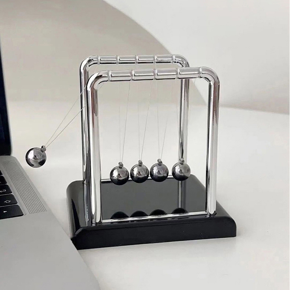 1 قطعة يتأرجح الكرة المغناطيسي - مراجعة Newton Cradle Large وسعره