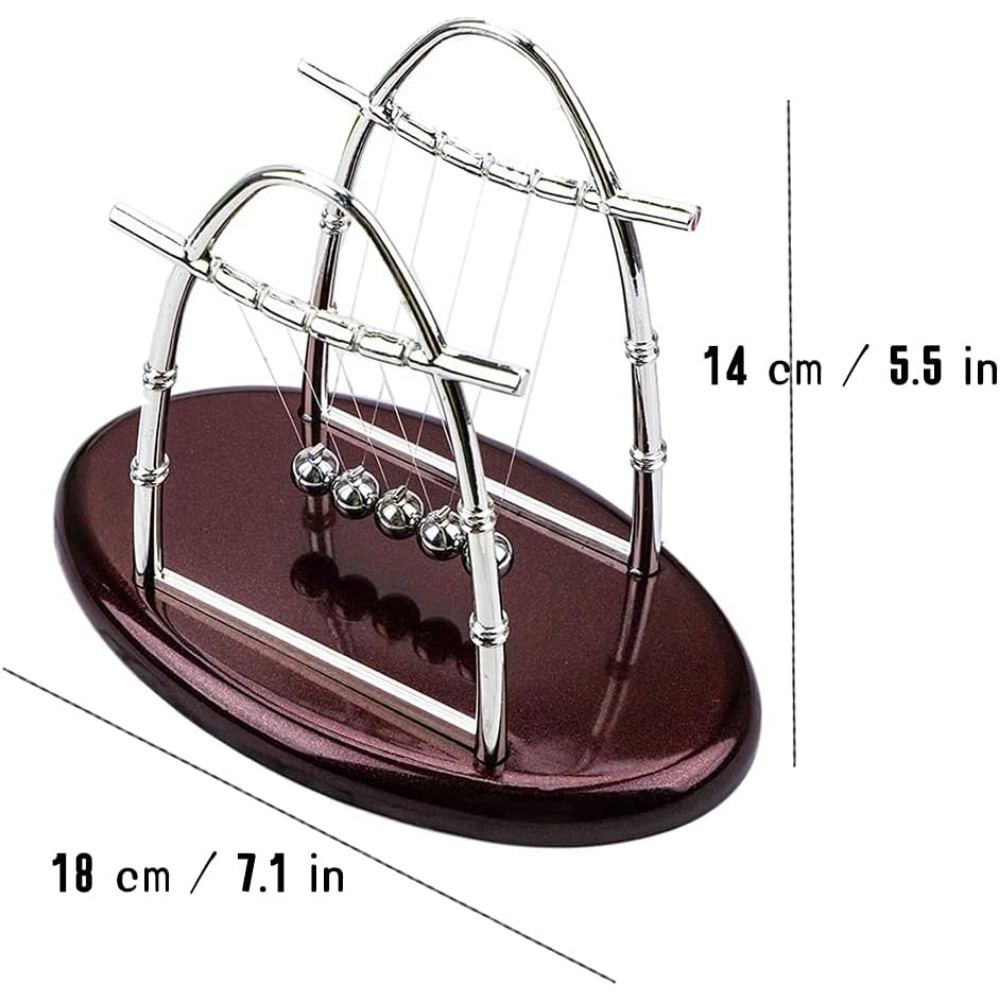 نيوتن مهد التوازن الصلب كرات ا - مراجعة Newton Cradle Large وسعره