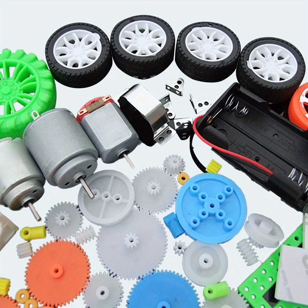 112 قطعة مجموعة محرك التيار ال - مراجعة Science Toys Diy وسعره