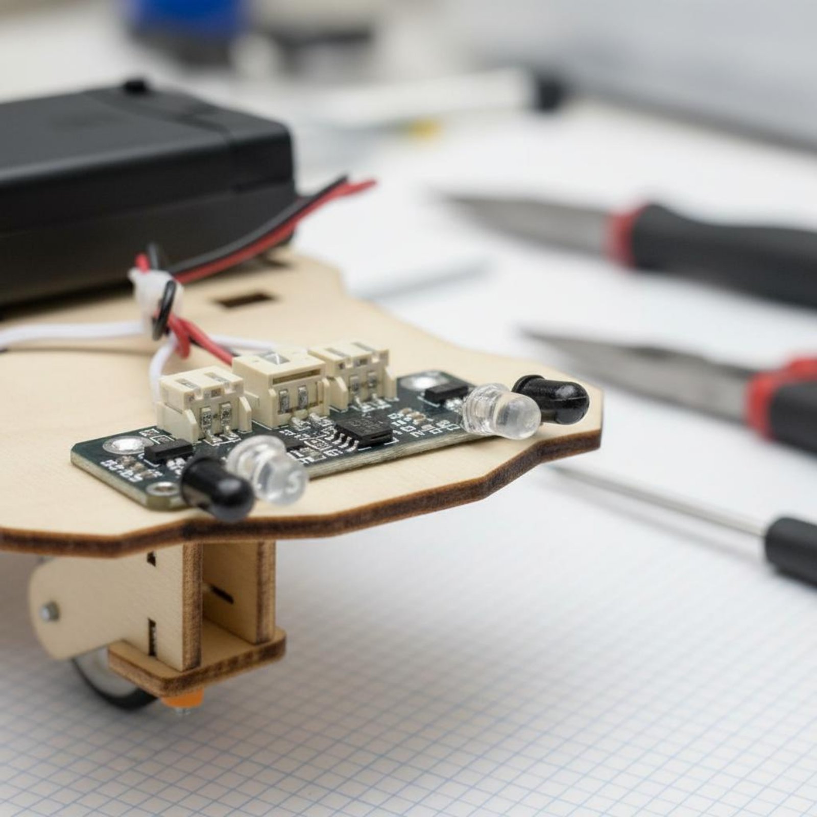 مجموعة سيارة خشبية ذكية للتعلي - مراجعة Science Robotics وسعره